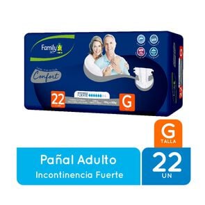 Product image of Confort Pañal Para Adultos Unisex Grande 22 unidades - Family set