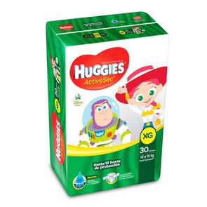 Product image of Activesec Pañal Talla XG 30 Unidades - Huggies