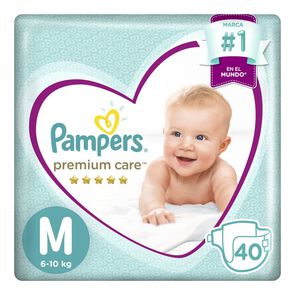 Product image of Premium Care Pañales Desechables M 40 Unidades - Pampers