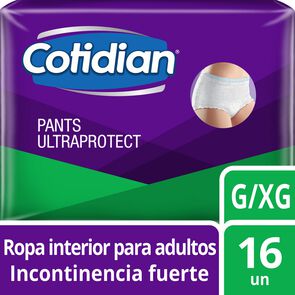 Pants Ultra Protect Incontinencia Fuerte Talla G 16 Unidades - Cotidian