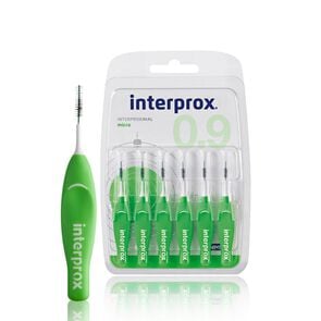 Cepillo Dental Interproximal Micro 0,9 mm Pack de 6 Unidades