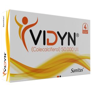 Product image of Vidyn Vitamina D3 50.000 Ui 4 Cápsulas Blandas - Sanitas