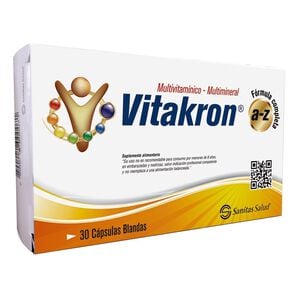 Vitakron A-Z Multivitaminico Multimineral 30 Capsulas Blandas - Sanitas