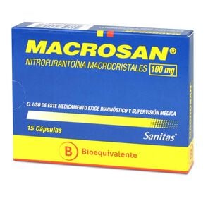 Macrosan Nitrofurantoina 100 mg 15 Cápsulas - Sanitas