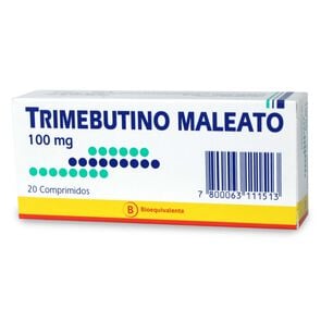 Product image of Trimebutino 100 mg 20 Comprimidos - Genericos bioequivalentes