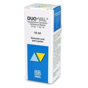 Duo-Val Pseudoefedrina 30 mg Gotas 15 mL - Saval