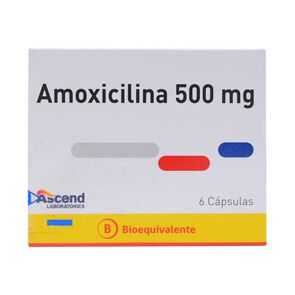 Product image of Amoxicilina 500 mg 6 Cápsulas - Ascend