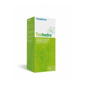 Toshedra Jarabe Hedera Helix Extracto Seco 35 mg/5mL 120mL - Hospifarma marcas