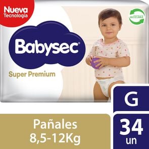 Product image of Pañal Super Premium G x 34 - Babysec