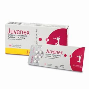 Juvenex Gestodeno 0,060 mg Etinilestradiol 0,015 mg 28 Comprimidos - Deutsche pharma