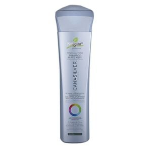 Shampoo Matizante Canas Silver Tono Sobre Tono sin Sal 300mL - Naissant