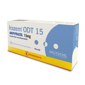 Irazem ODT 15 Aripiprazol 15 mg 28 Comprimidos Bucodispersables - Deutsche pharma