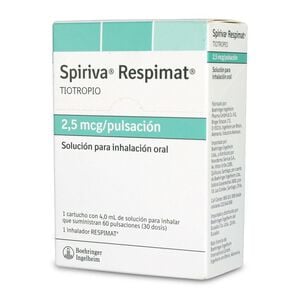 Spiriva Tiotropio 2,5 mcg/DS Inhalador Bucal 4 mL 30 Dosis - Boehringer ingelheim