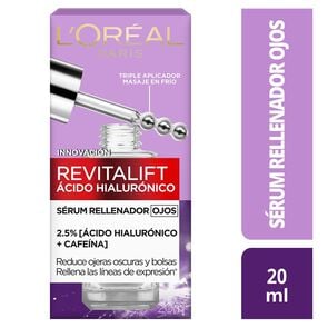 Serum de Ojos Revitalift 2,5% Ácido Hialurónico + Cafeína 20 ml - Loreal