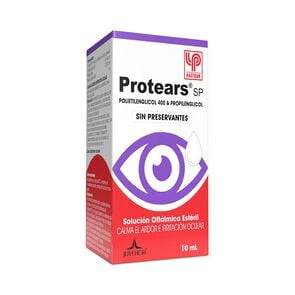 Product image of Protears Sp Solucion Oftalmica Esteril Sin Preservantes 10 mL - Sanfer