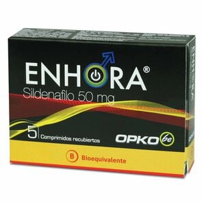 Enhora Sildenafil 50 mg 5 Comprimidos - Opko