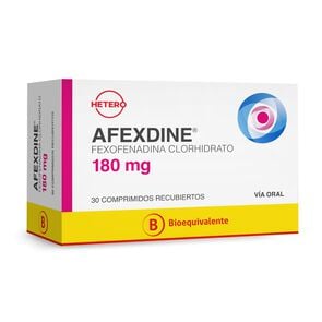 Afexdine 180 mg 30 Comprimidos Recubiertos - Seven pharma