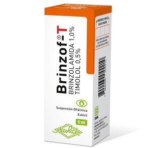 Brinzof-T Suspension Oftalmica Esteril Uso Ocular 5 mL - Saval