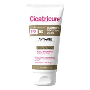 Product image of Crema Anti-Age Fps50 Acido Hialuronico Efecto Mate 40 gr - Cicatricure