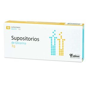 Product image of Glicerina 3 gr 10 Supositorios - Valma