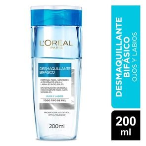 Desmaquillante Bifásico Ojos y Labios 200 mL - Loreal