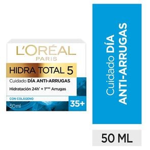 Crema de Día Anti-Arrugas + 35 Hidra-Total 5 50 mL - Loreal