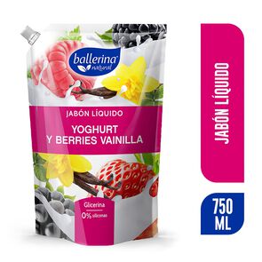 Yoghurt Berry Vainilla Jabón Líquido de 750 mL - Ballerina