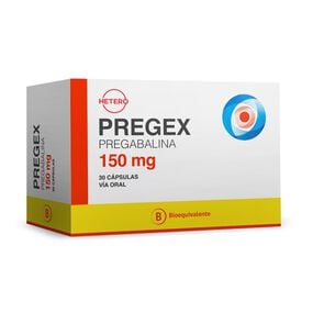 Product image of Pregex Pregabalina 150 mg 30 Cápsulas - Seven pharma