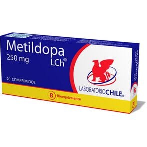 Metildopa 250 mg 20 Comprimidos - Pharmatrade