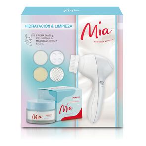 Hidratacion&Limpieza Crema Dia Piel Normal 50G+Maquina Limpieza Facial - Mia