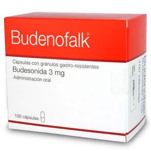 Budenofalk Budesonida 3 mg 100 Cápsulas - Biotoscana