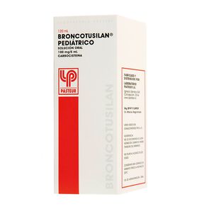 Broncotusilan Pediátrico Carbocisteina 100 mg / 5 mL Jarabe 120 mL - Pasteur