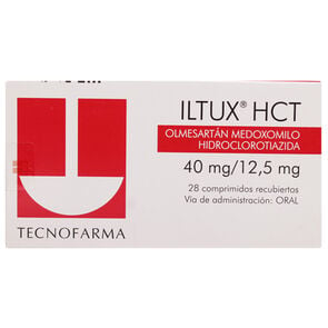 Iltux HCT Olmesartan 40/12,5 mg 28 Comprimidos Recubiertos - Tecnofarma