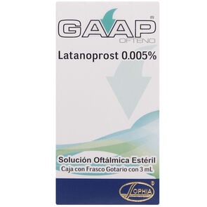 Gaap Ofteno Latanoprost 50 mcg/ml Solución Oftalmica 3 mL - Sophia