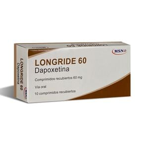 Longride 60 Dapoxetina 60 mg 10 Comprimidos Recubiertos - Pharmaris