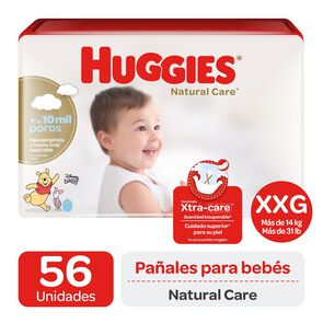 Product image of Natural Care Pañal Unisex Talla XXG 56 Unidades - Huggies