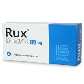 Rux Rosuvastatina 10 mg 30 Comprimidos Recubiertos - Saval