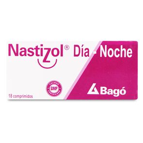 Nastizol Día-Noche Pseudoefedrina 60 mg 18 Comprimidos - Bago