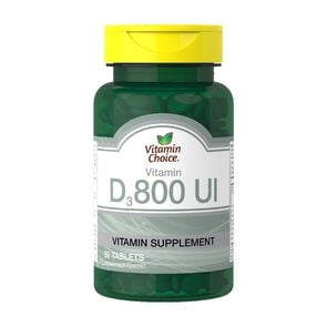 Vitamina D3 800 UI 60 Tabletas - Vitamin choice