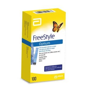 Freestyle Optium Tiras Reactivas 100 Unidades - Abbott diagnostico