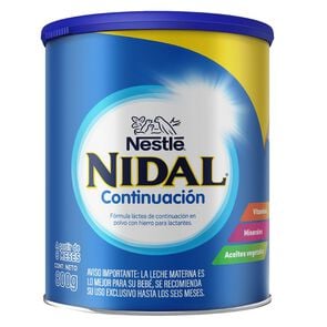 Fórmula Láctea Infantil Continuación (6-12 meses) Polvo 800 gr - Nidal