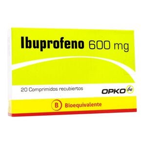 Product image of Ibuprofeno 600 mg 20 Comprimidos - Opko