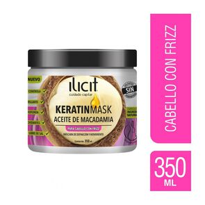 Product image of Keratinmask Aceite de Macadamia Definición y Movimiento Cabello Con Firz 350 mL - Ilicit keratin mask