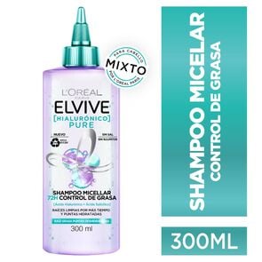 Product image of Shampoo Micelar Hialurónico Pure 300ml - Elvive