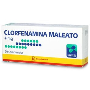 Clorfenamina 4 mg 20 Comprimidos - Mintlab