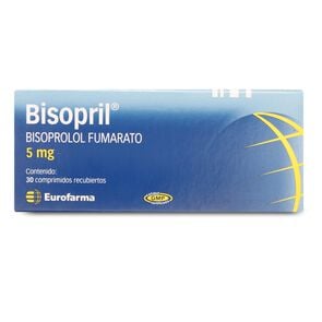 Product image of Bisopril Bisoprolol 5 mg 30 Comprimidos Recubiertos - Eurofarma