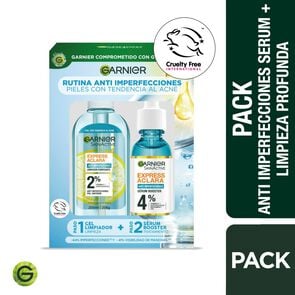 Pack Serum Anti Imperfecciones + Gel Limpiador Anti Imperfecciones - Garnier skin active