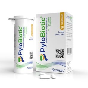 Product image of Pylobiotic Probiótico Bifidobacterieum Longum Cepa BI-05TM 1x109 UFC 30 Cápsulas - Sanitas