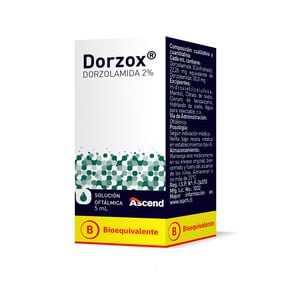 Dorzox Dorzolamida 2% Solución Oftálmica 5 mL - Ascend