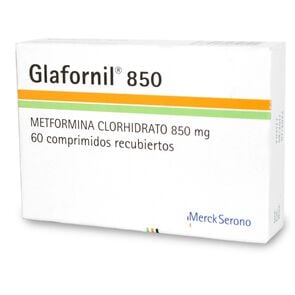 Glafornil Metformina 850 mg 30 Comprimidos Recubiertos - Merck